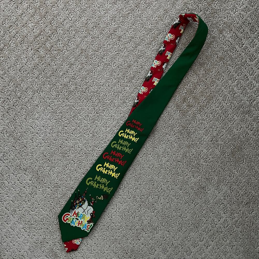 Dr. Seuss Grinch Christmas Neck Tie
